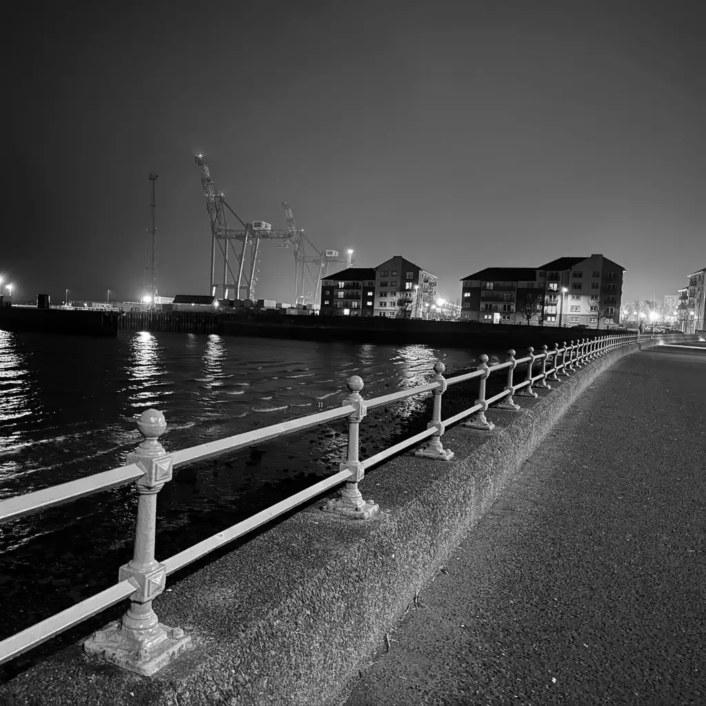 Greenock Port Cranes